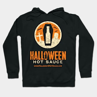 Halloween Hot Sauce Distressed logo Hoodie